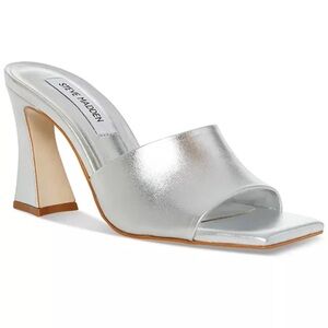 Steve Madden Silver Heels
